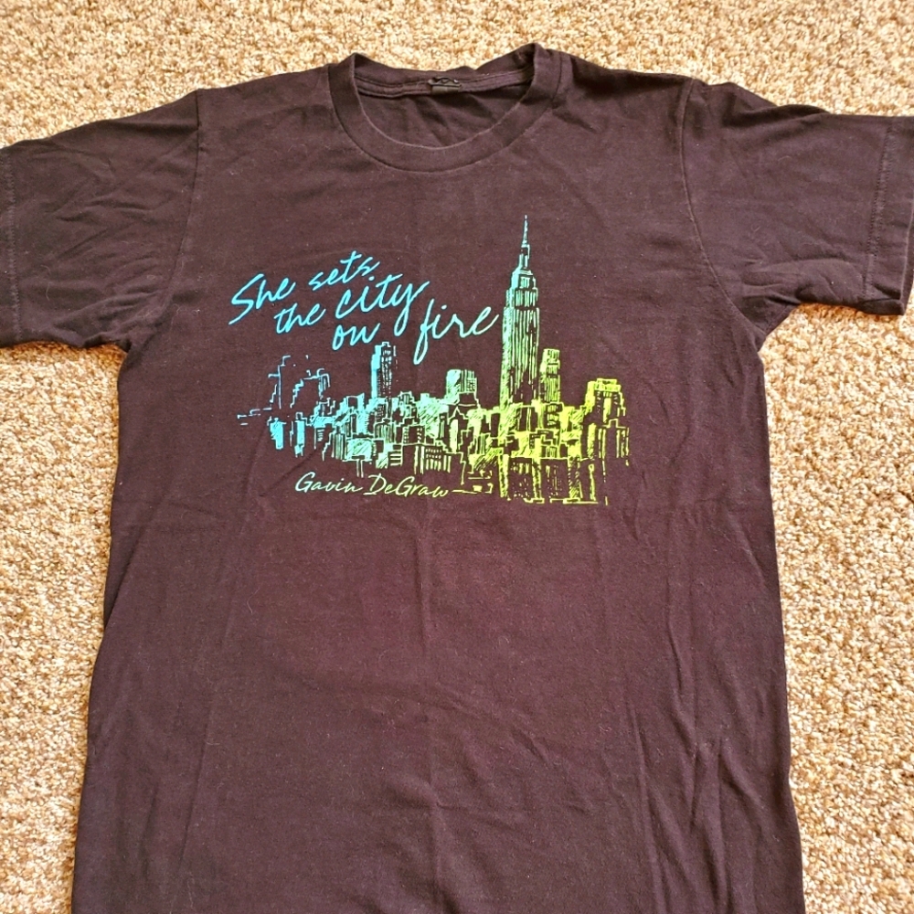 Gavin DeGraw 2016 tour shirt